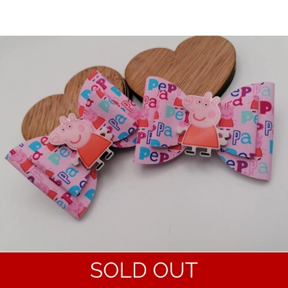 Peppa Pig Hair Bow Set